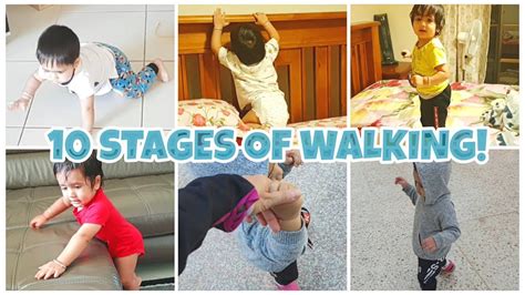 baby learning to walk stages