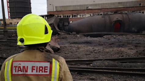 breaking news steel plant explosion