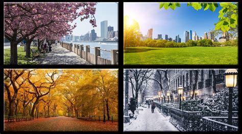 how-long-to-adapt-to-new-york-weather New York City changing seasons weather