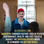 baseball manager analyzing game