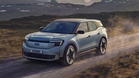 driving Ford electric vehicle