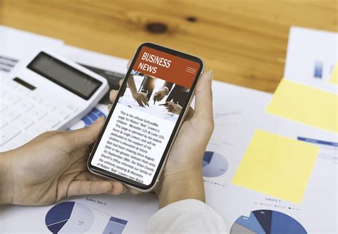 person browsing news website