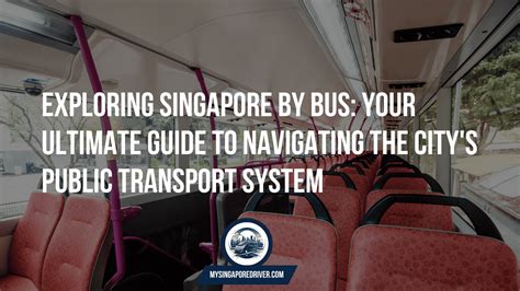 navigating Singapore public transport