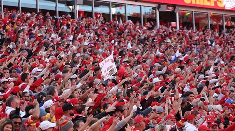 Kansas City Chiefs fans cheering