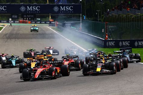 Formula 1 Belgian Grand Prix race