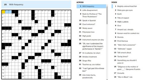 person solving NYT crossword puzzle