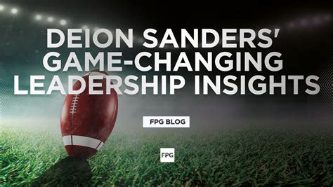 Deion Sanders leadership coaching