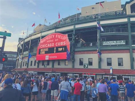 Chicago Cubs baseball game watching