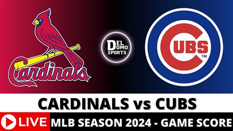 Chicago Cubs live baseball game score
