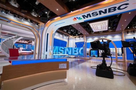 MSNBC news studio