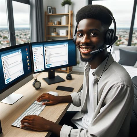 customer service representative on phone