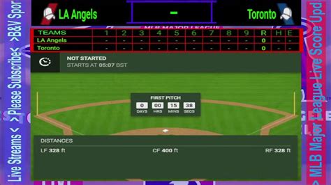 baseball live score screen