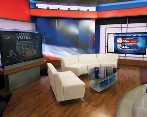 KSL News broadcast studio