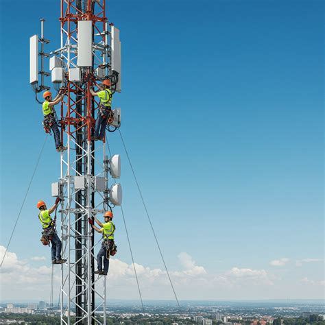 5G tower installation