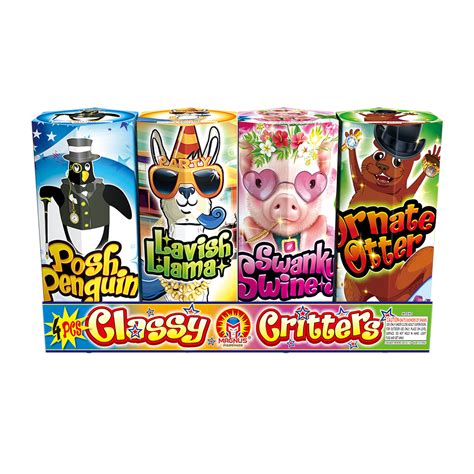 Classy Critters products display