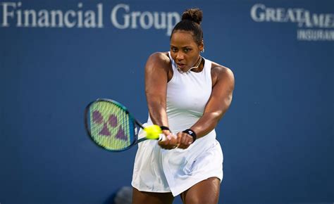 Taylor Townsend playing tennis