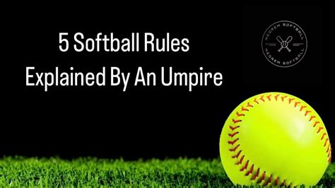 how-long-to-learn-asa-usa-softball-rules softball rules umpire handbook