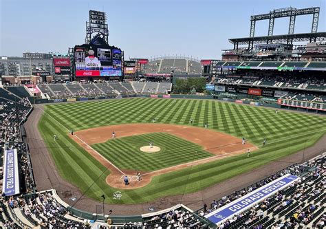 baseball game Colorado Rockies