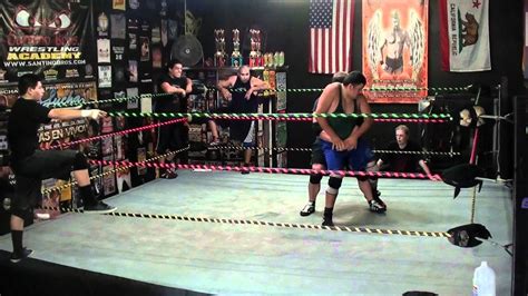 professional wrestling training session