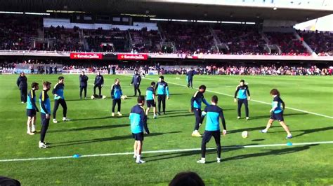 FC Barcelona tiki-taka training session