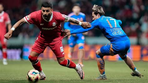 Liga MX football match Toluca vs Tigres