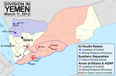 how-long-to-learn-political-situation-yemen Yemen political conflict map