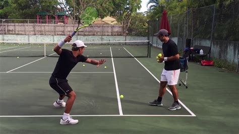 professional tennis player training