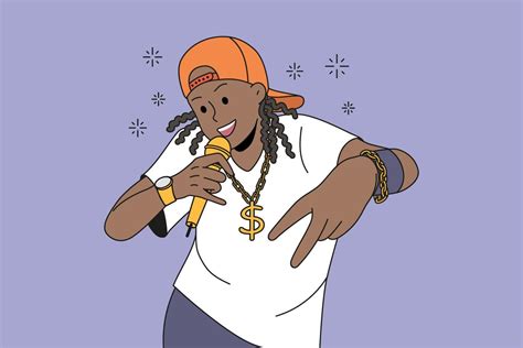 person rapping microphone