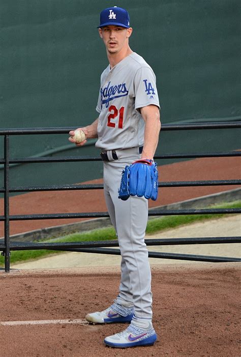 Walker Buehler pitching baseball