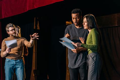 professional acting class rehearsal