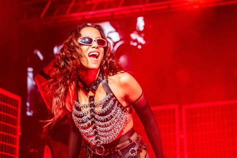 Anitta performing on stage