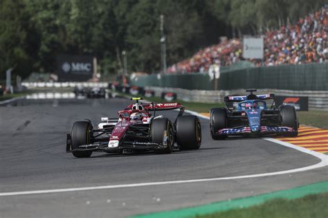 F1 racing at Belgian Grand Prix