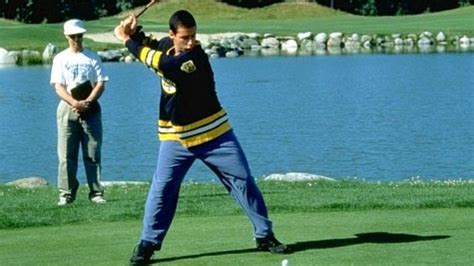 how-long-to-master-golf-techniques-john-daly-happy-gilmore-swing golfer practicing Happy Gilmore swing