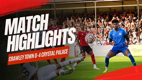 Crawley Town vs Crystal Palace football match