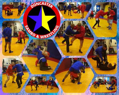 MMA fighter training wrestling and sambo