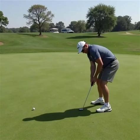 golfer practicing swing techniques