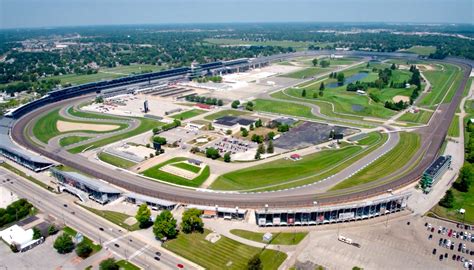 racing at Indianapolis Motor Speedway