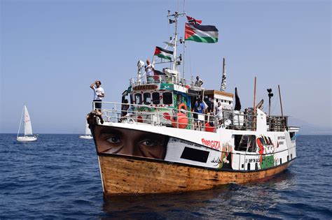 Freedom Flotilla ships at sea