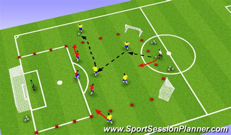 football team tactical training session
