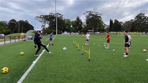football team training session