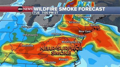 how-long-to-research-canadian-wildfires-effect-on-nj-air-quality Canadian wildfire smoke map over New Jersey