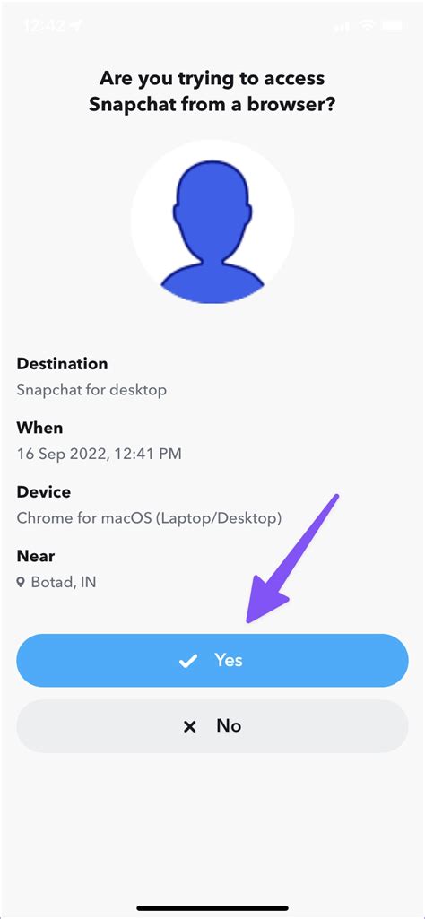 Snapchat account setup