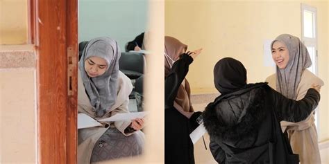 Al-Azhar student studying for exams
