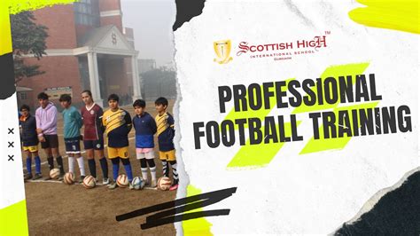 professional football training session