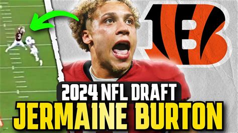 Jermaine Burton football highlights