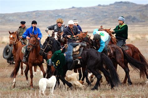Kazakhstan traditional sports kokpar