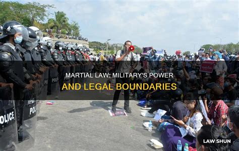 martial law military control