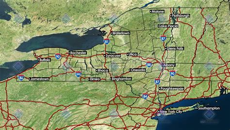 New York weather forecast map