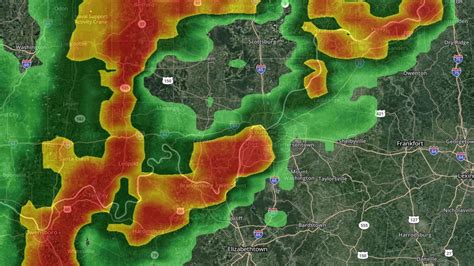 severe thunderstorm radar tracking