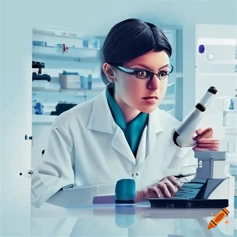 scientist analyzing research papers